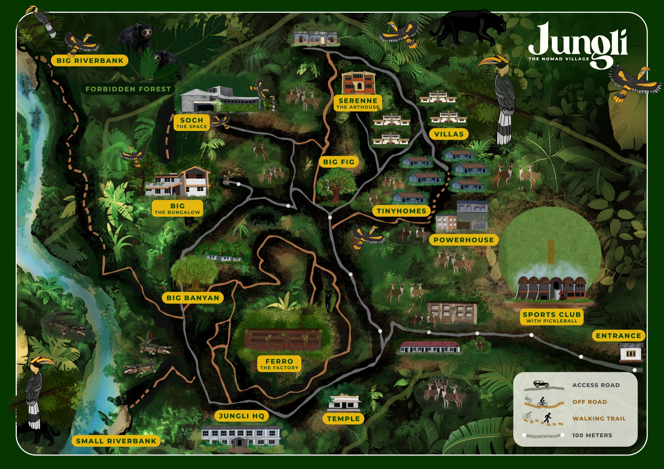 Map of the Jungli campus