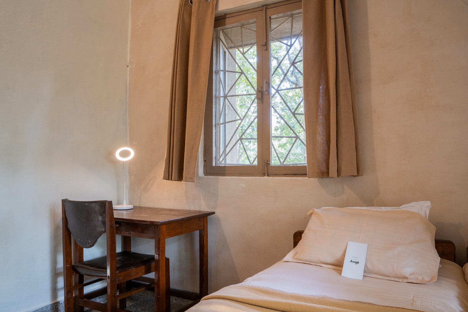 Master bedroom in a Jungli villa