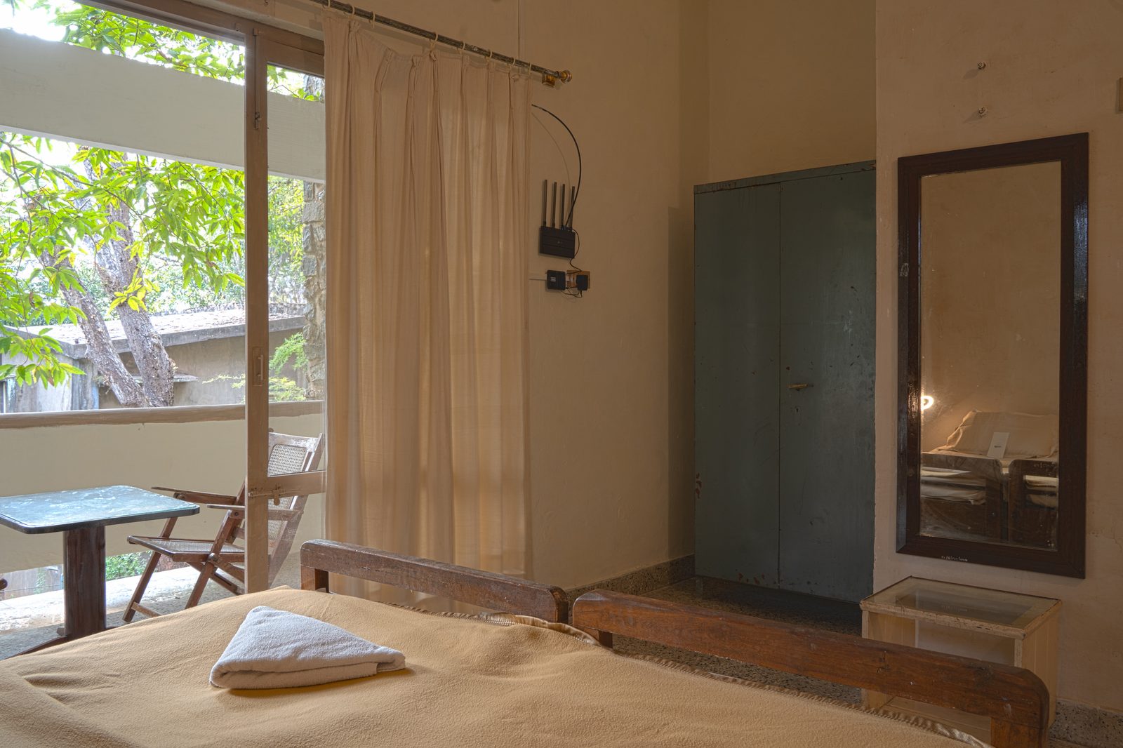 Master bedroom in a Jungli villa