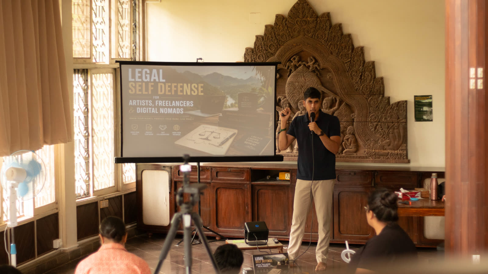 Legal Self Defense for Artists, Freelancers and Digital Nomads talk