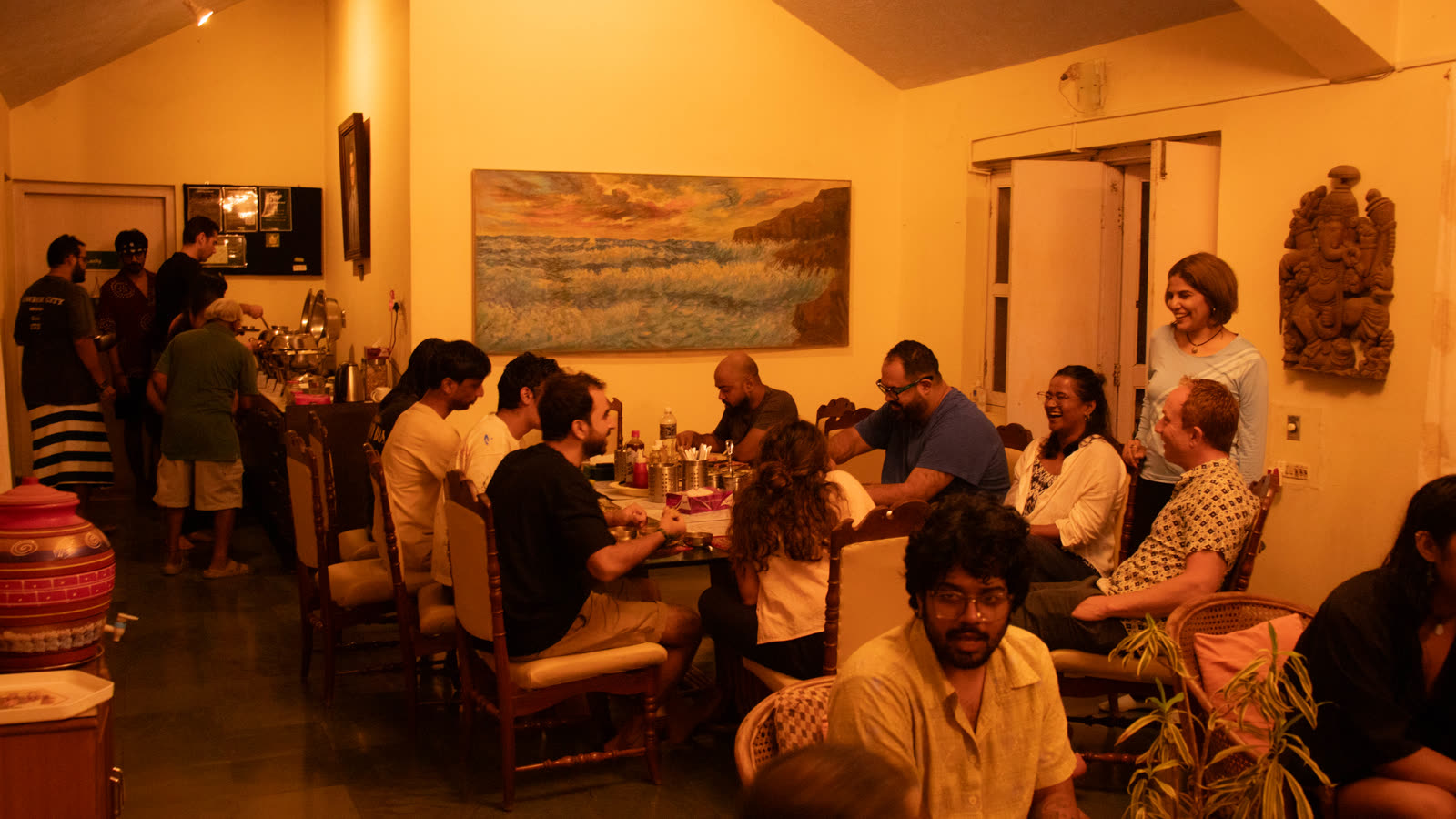 Community dinner at Jungli during JTNF