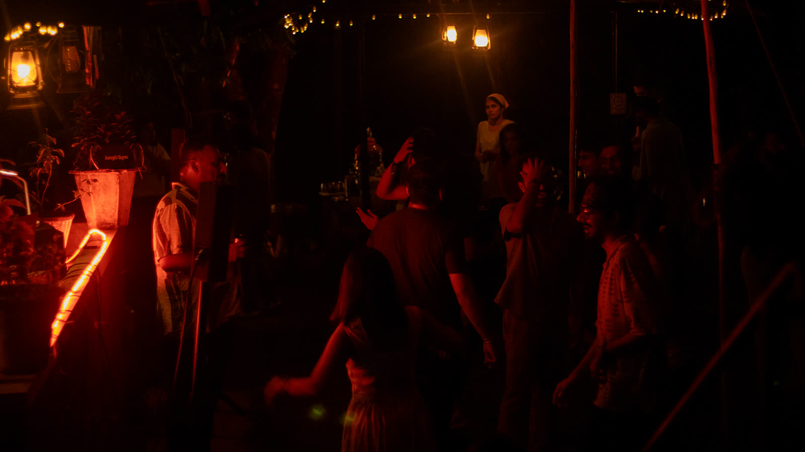 Night party at JTNF