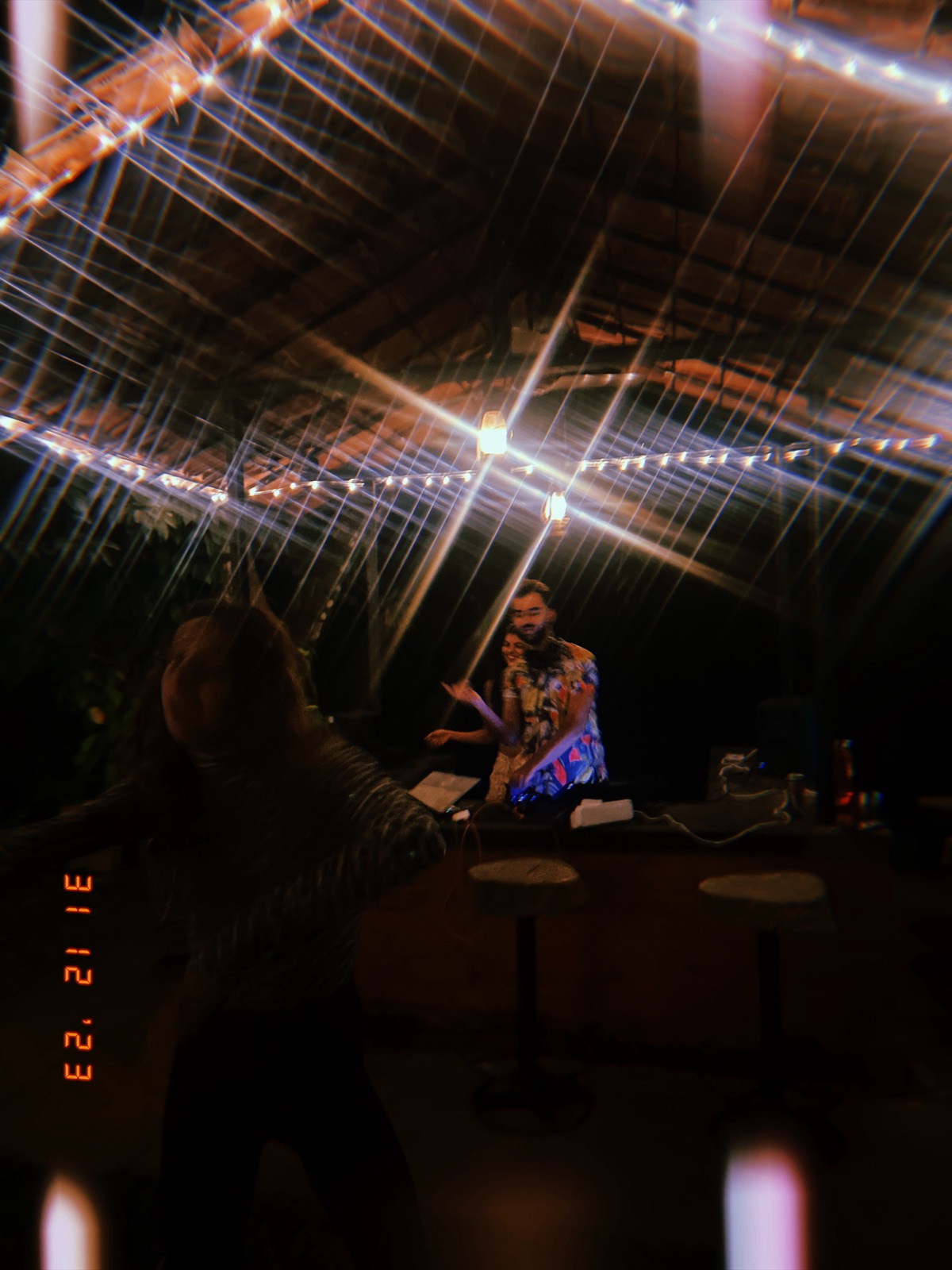 New Year's Eve, lasers and all