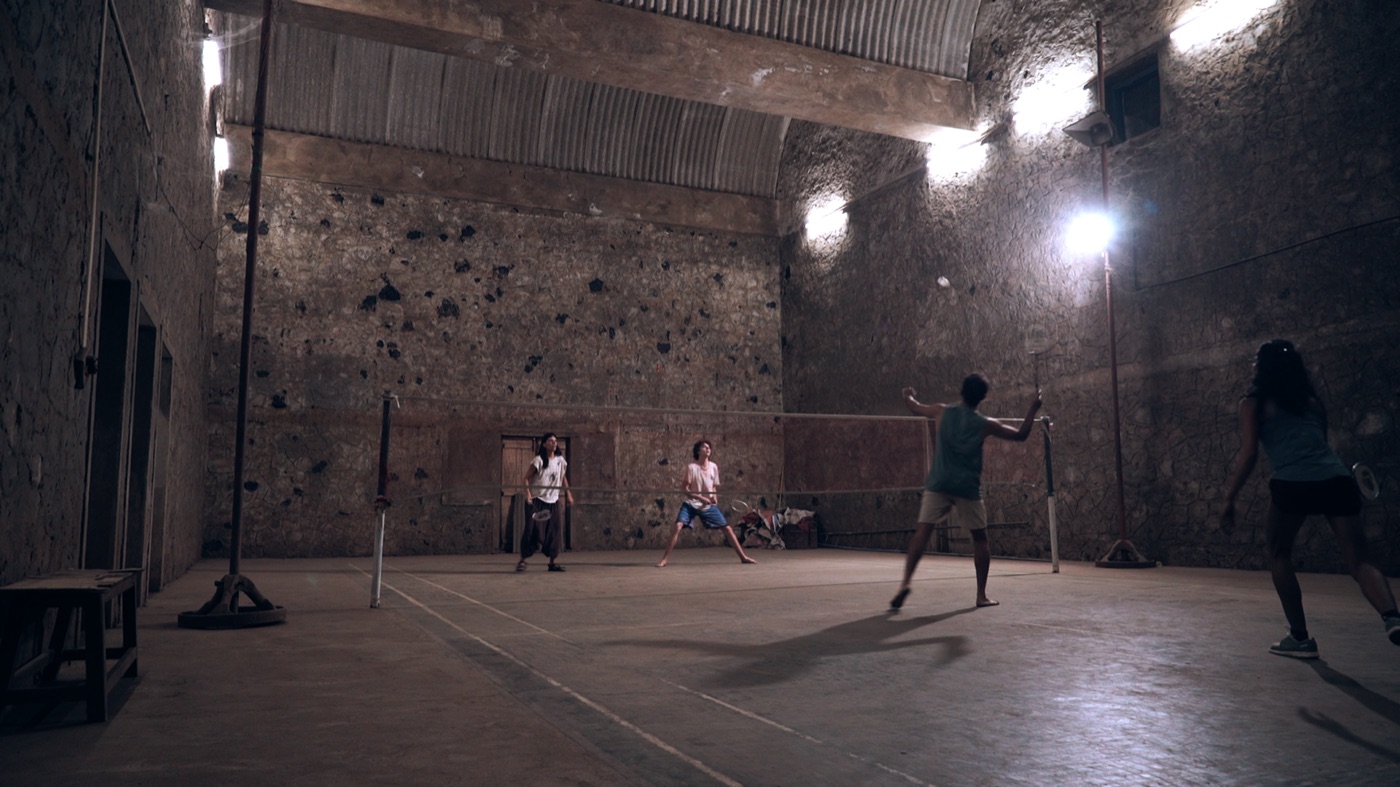 Badminton court at Jungli